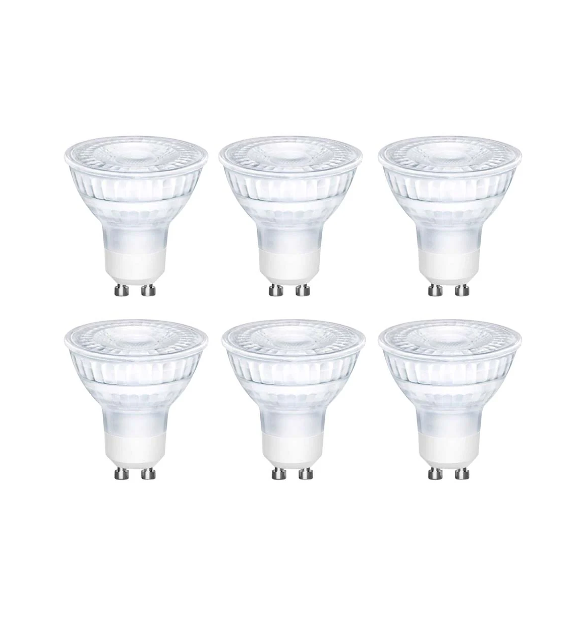 GU10 Cool White 6000K Blub 7W (Pack of 6)