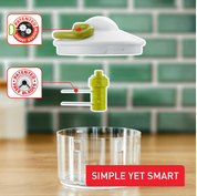 Tefal 5 Second Manual Chopper – 500ml, White & Green, Model K1330404
