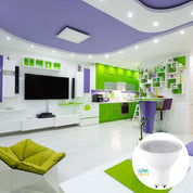 GU10 LED Bulbs 5W Cool White – Energy Saving Spotlight, Pack of 4