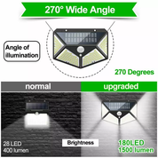 4X Solar Power PIR Motion Sensor