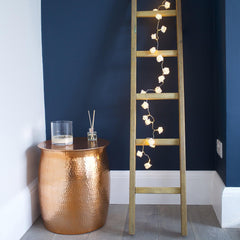 White Rose Fairy String Lights 20 LEDs