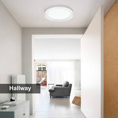 36W LED Ceiling Light, Round Cool White 6000K Ceiling Lights for Living Room