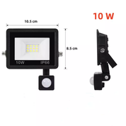 10W Outdoor PIR LED Floodlight