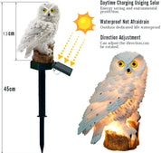 Solar Owl Garden Light Outdoor Waterproof LED Lamp