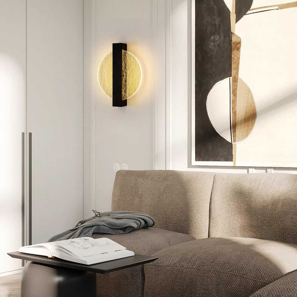 12W Modern LED Wall Lamp – Warm White Sconce for Bedroom & Hallway