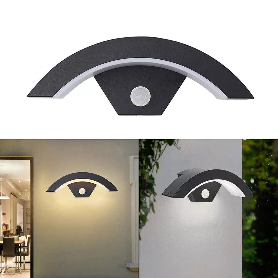 Modern Outdoor LED Wall Light with Motion Sensor