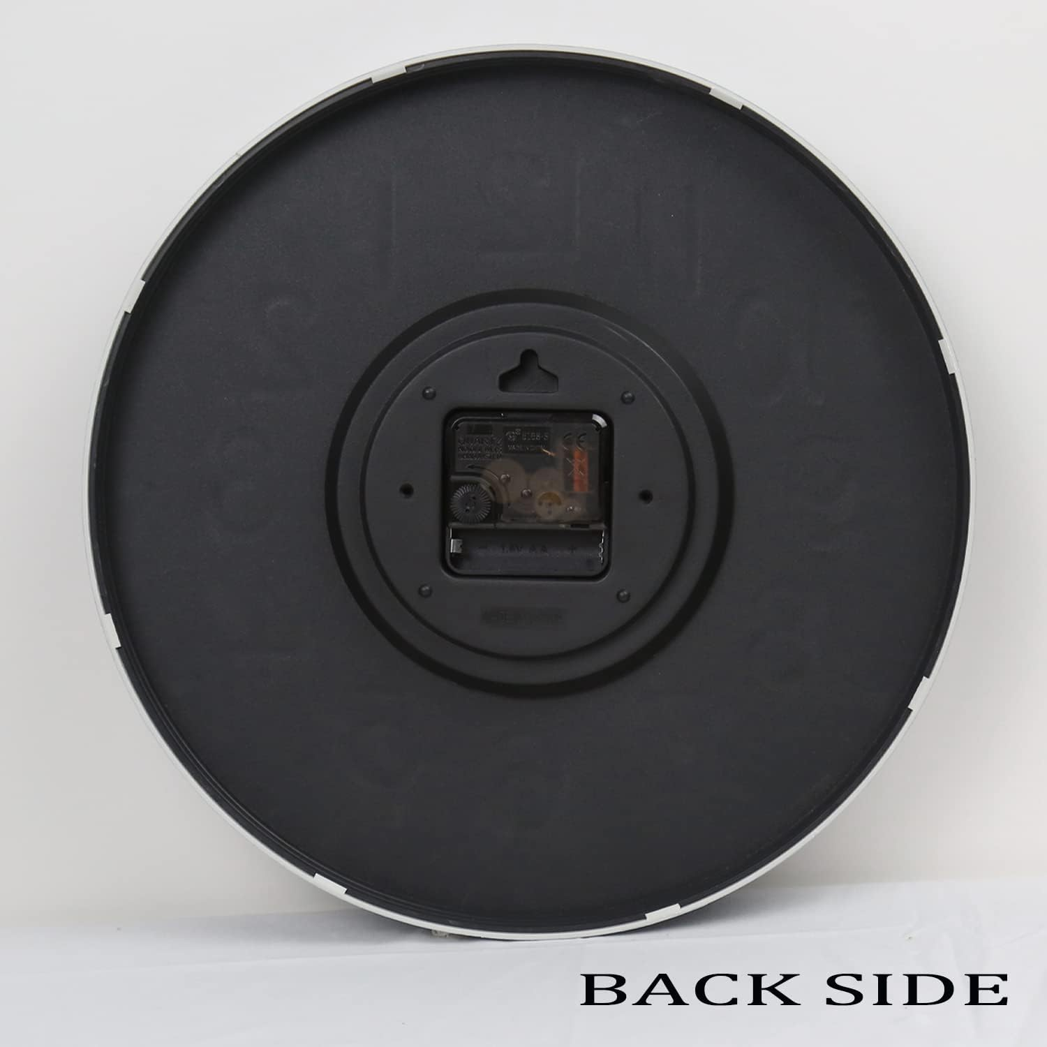 12-Inch Silent Modern Wall Clock, Non-Ticking Battery Operated for Home & Office
