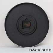 12-Inch Silent Modern Wall Clock, Non-Ticking Battery Operated for Home & Office