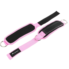 Adjustable Ankle Straps for Cable Machine – Padded Gym Cuffs with Dual D-Rings