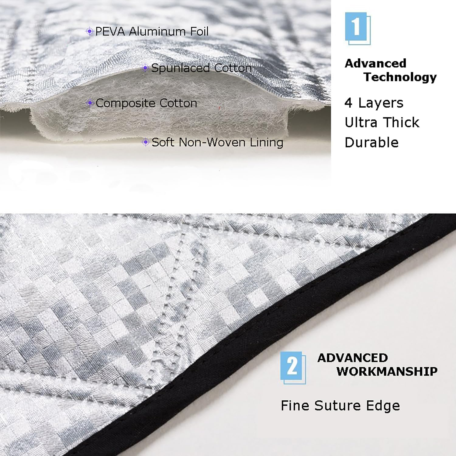 Heavy-Duty Car Windshield Cover – All-Season Snow, Ice, Frost & Sun Protector for Cars & SUVs