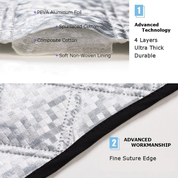 Heavy-Duty Car Windshield Cover – All-Season Snow, Ice, Frost & Sun Protector for Cars & SUVs