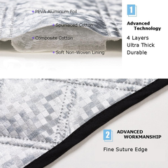 Heavy-Duty Car Windshield Cover – All-Season Snow, Ice, Frost & Sun Protector for Cars & SUVs