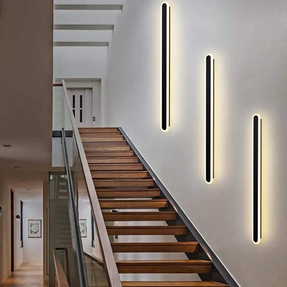Modern LED Wall Light Sconce – Waterproof Outdoor/Indoor Long Strip Lamp, Energy Saving