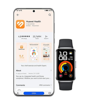 Smartwatch 14-Day Battery, AI Fitness Tracker, Sleep & HRV Monitor, Black