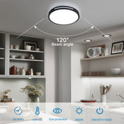 Modern Round LED Ceiling Light – 12W/18W, Cool White