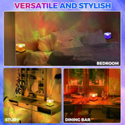 Luminorthe Cube Lamp – USB Aurora Light Projector