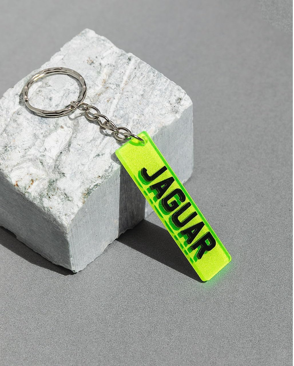 Personalised Number Plate Keychain – Custom Mini Car Licence Plate Key Ring Gift
