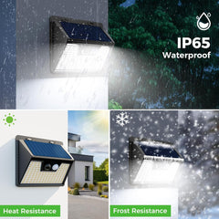 Outdoor Solar Security Lights with Motion Detection – Waterproof, 3 Adjustable Modes for Garden & Fence