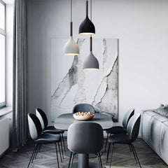 Black Iron E27 Light Fixture, 17×35cm, Bulb Not Included