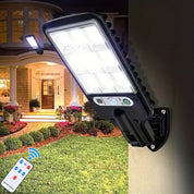 2 Pack Solar Lights Outdoor, PIR Motion Sensor Security Lights, IP65 Waterproof Garden Wall Lights