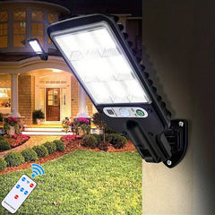 LED Solar Power PIR Motion Sensor Wall Light Outdoor Garden Security Lamp 2200W