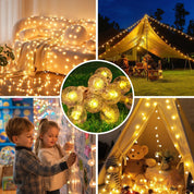 100 LED Globe Fairy Lights 15M – USB/Battery, Remote