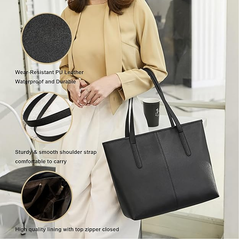 Large Shoulder Handbag for Women – Big Capacity Tote with Inner Pocket