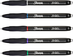 Gel Pens Set – 8 Pack Assorted Ink Colours, 0.7mm Medium Point Smooth Writing