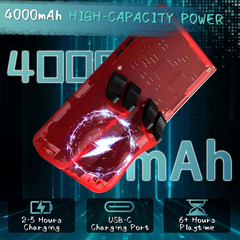 Retro Handheld Game Console with 256GB, 40000+ Games, 4.0