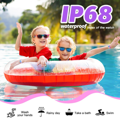 Smart Watch for Girls IP68 Waterproof Kids Fitness Tracker with DIY Face 1.5