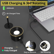 2 Pack Rechargeable RGB Wall Lights with Remote Control