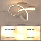 LED Lamp Ceiling Light - Ceiling Lamp for Hallway Office Bedroom Kitchen Living Room ceiling light(White)