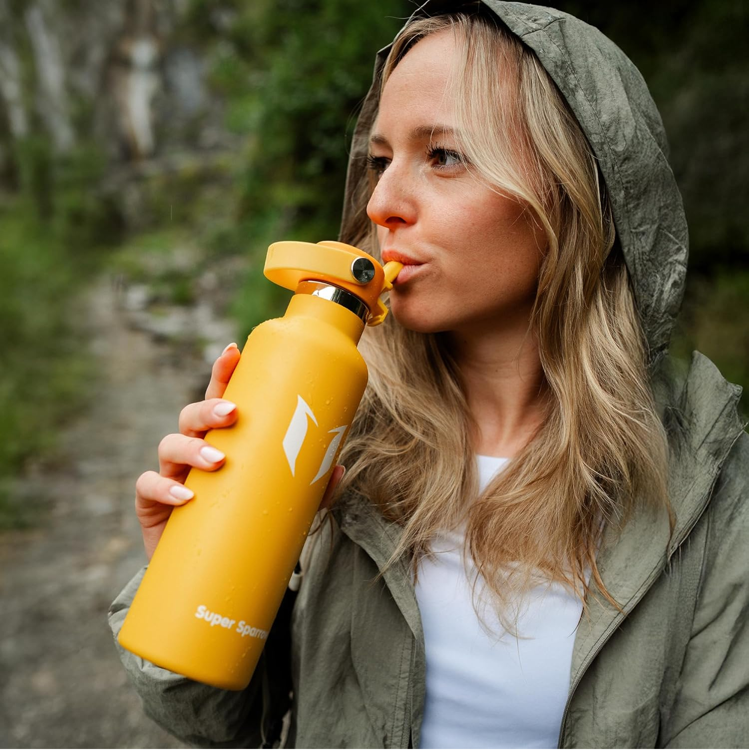 FlipFlow Insulated Stainless Steel Water Bottle – 350ml to 1L, Straw Lid, BPA-Free