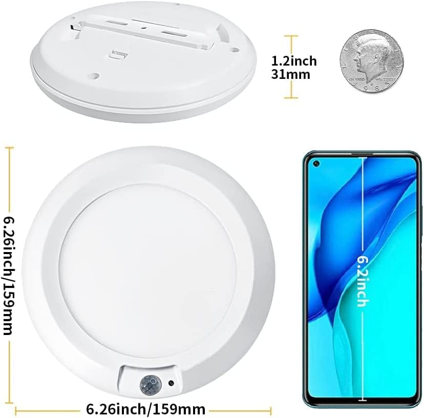 Motion Sensor Ceiling Light for Shed