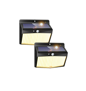 168LED Solar Security Lights – 2 Pack Outdoor Waterproof
