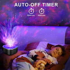 Galaxy Projector with Remote Control/Timer/Built-in Music - 8 Lighting Modes for Kids Bedroom Decor