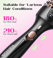 Ionic Thermal Brush – Heated Round Hot Brush for Smooth Blowouts & Curls (Rose Gold)