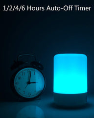 Touch RGB Bedside Lamp with 4 USB Charging Ports