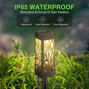 6 Pack Solar Garden Lights – Waterproof Outdoor Pathway Lamps