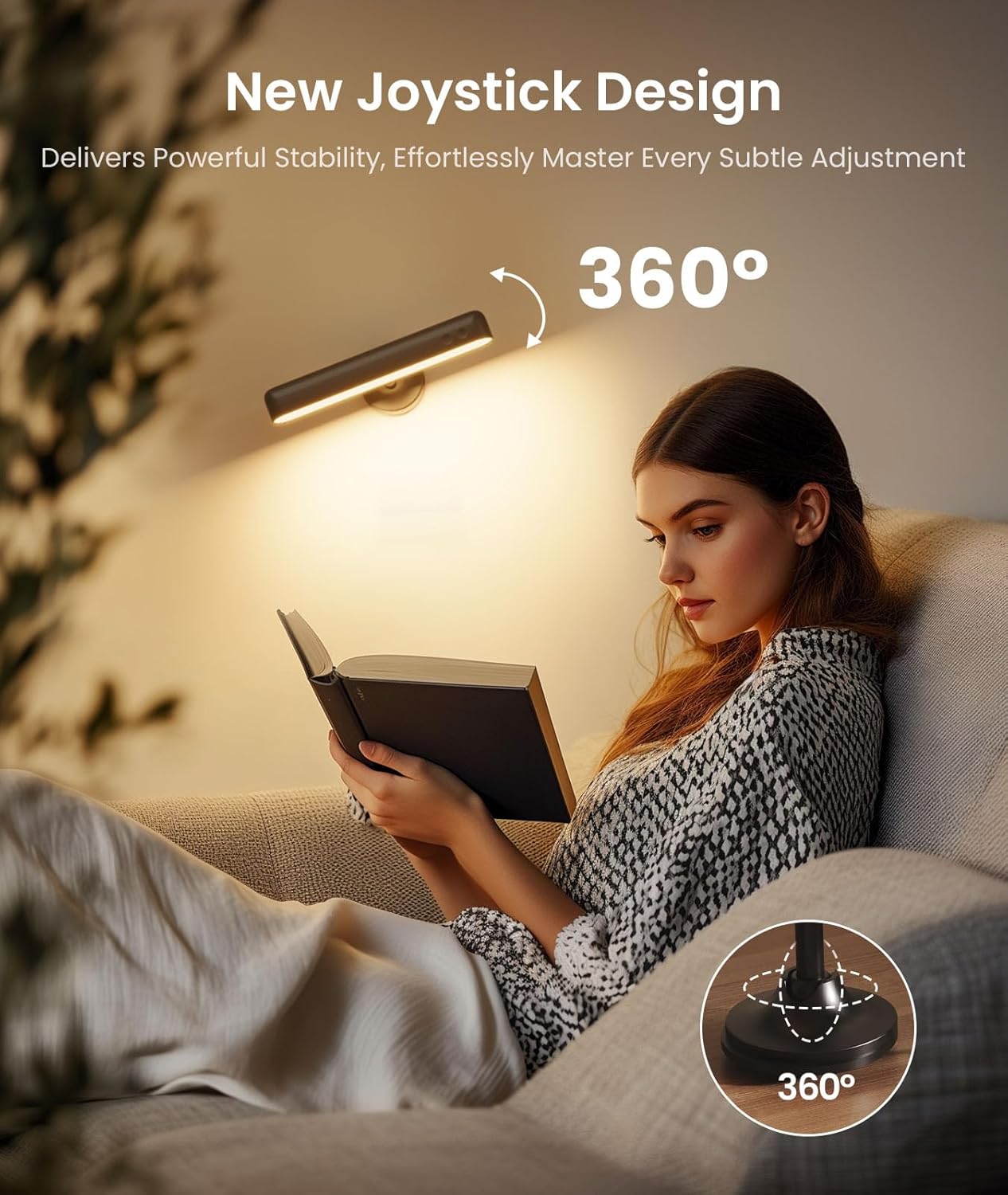 PopoIron Rechargeable RGB Wall Sconce with Remote Control