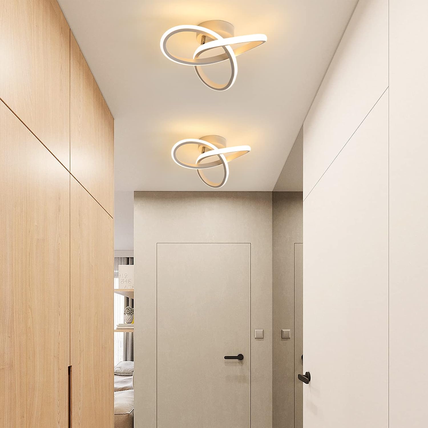 Modern LED Ceiling Light, Stylish Chandelier