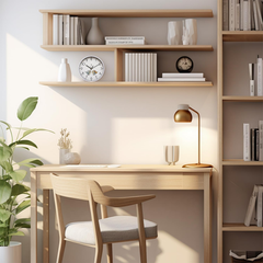 8-Inch Retro Silent Wall Clock, Non-Ticking Round Design for Home, White