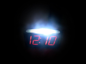 Simple LED Digital Alarm Clock with Snooze & Full Brightness Dimmer (Red)