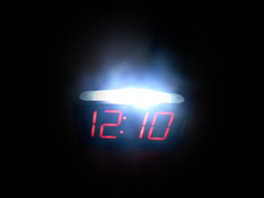 Simple LED Digital Alarm Clock with Snooze & Full Brightness Dimmer (Red)