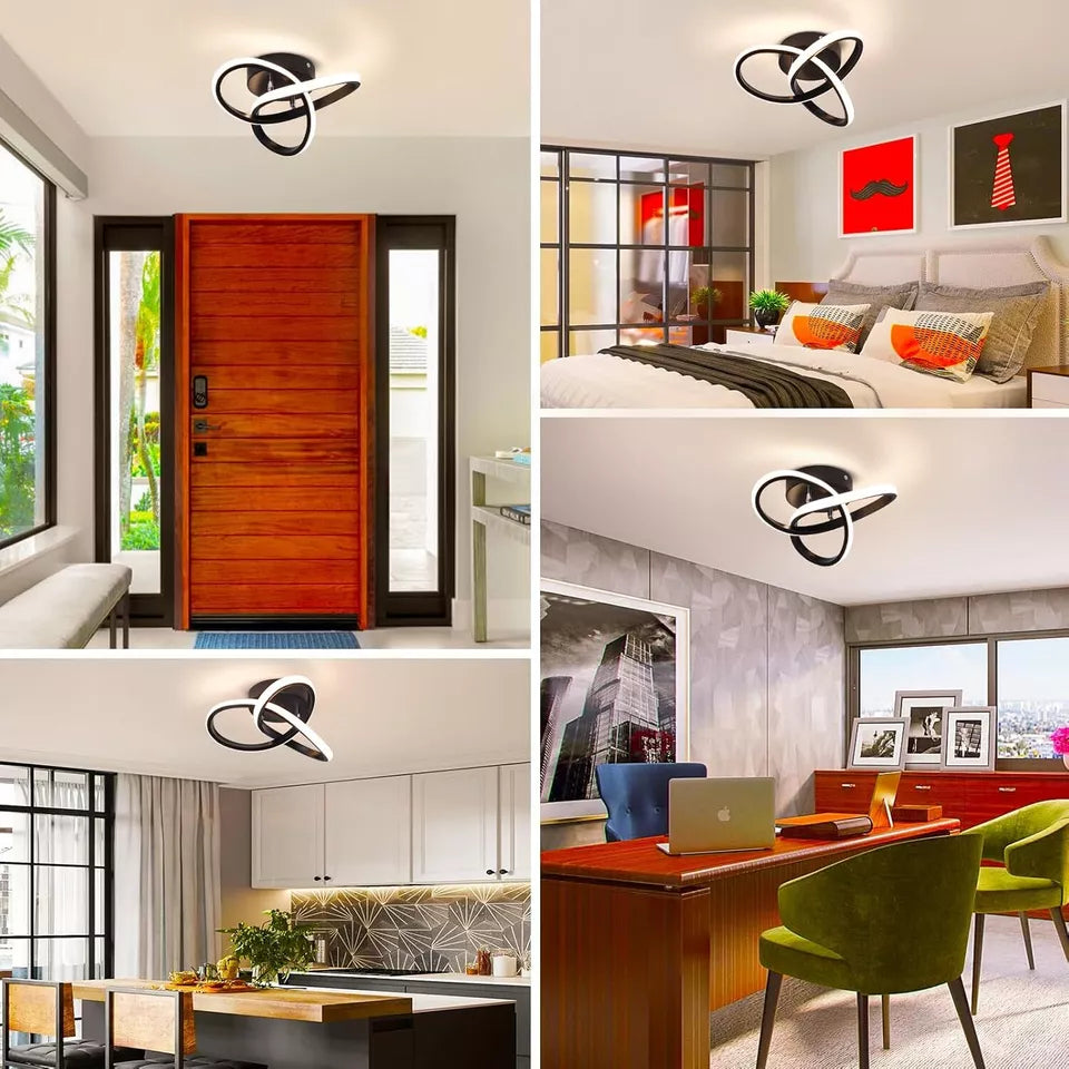 Modern Dimmable LED Ceiling Light Chandelier – Elegant Lighting Fixture for Living Room & Bedroom