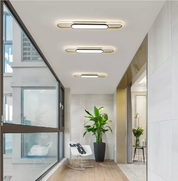 110cm Modern Ceiling Light – Remote-Controlled LED Lighting for Kitchens, Dining Rooms, and Hallways