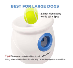 Automatic Dog Ball Launcher, Rechargeable Fetch Machine for Large Dogs (10–40Ft)