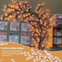 Cherry Blossom Vine Fairy Lights with Remote