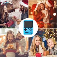 Portable Handheld Game Console with 800 Retro Games, TV Output & 2-Player Mode (Blue)