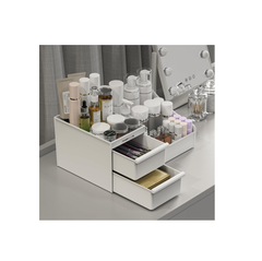 Large Capacity Makeup Organizer Drawers – Cosmetic & Skincare Storage for Vanity & Bathroom